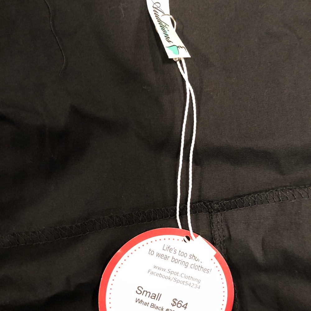 Long black button down. - Picture 3 of 3